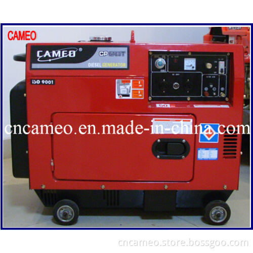 Cp6700t-5kw Single Phase Diesel Generator Portable Diesel Generator Air Cooled Generator Single Phase Diesel Silent Generator